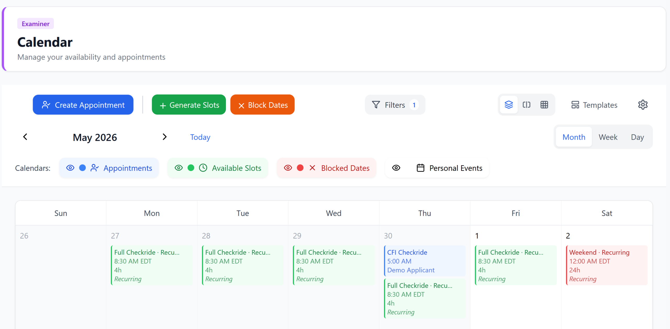Checkride Ready — Modern Checkride Scheduling Platform.